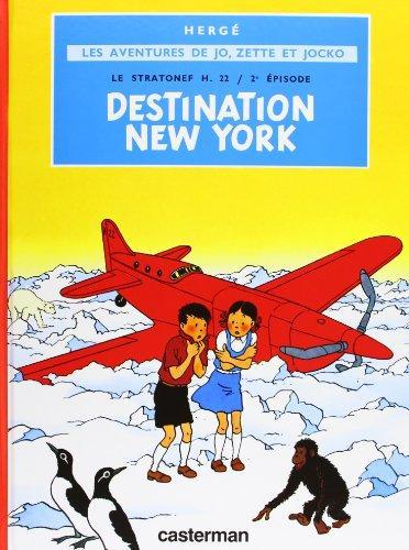 Hergé: Destination New York (French language, 1993, Casterman)