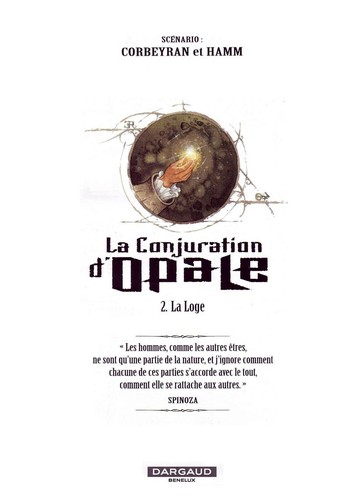 Nicolas Hamm, Éric Corbeyran, Grun: La loge (French language, 2006, Dargaud)